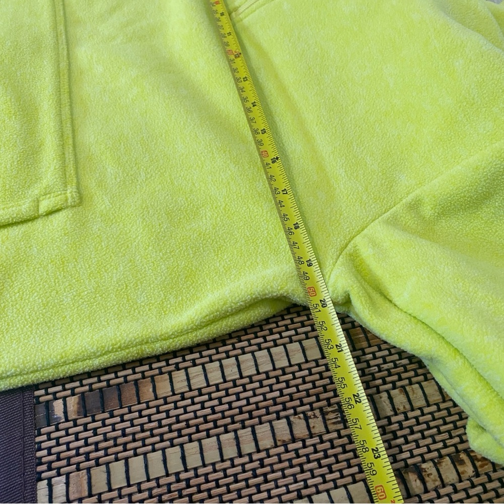 Beyond Yoga New Terrain Pullover in True Chartreuse Color Sweatshirt XS‎ Cozy - Picture 11 of 12